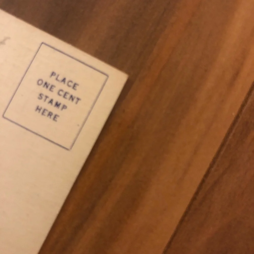 Vintage 1940’s Linen Humor Postcard, Vintage Humor, Unused Vintage Card‎